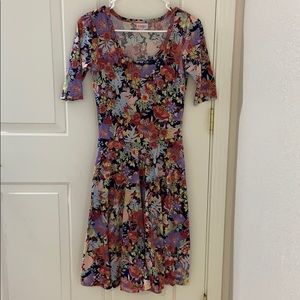 Lularoe Floral Nicole dress, size xs